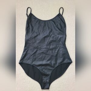 Black Sleeveless Bodysuit